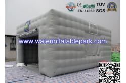 China Large Grey Inflatable Cube Tent Temporary Buildings With CE UL certificates supplier