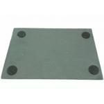 Engrave Black Slate Placemats Coasters 30cm x 20cm With Logo Straight Edges