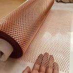 Emi Shielding Protective Copper Expanded Metal Mesh For Wind Energy Composites for sale