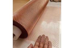China Emi Shielding Protective Copper Expanded Metal Mesh For Wind Energy Composites supplier