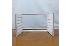 China Customizable Size  PVC Casement WindowsElectric  Upvc Awning Window With Shutters supplier