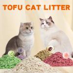 ODM / OEM Tofu Cat Litter Sand Original Milk Flavor for sale