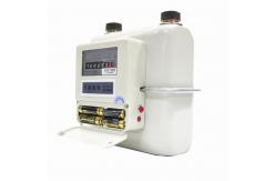 China Metal / Steel Case Prepaid Gas Meter Directing Reading With IC Card Preayment supplier