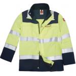 99% Cotton Anti Static FR Work jacket With Reflective Tape , HIVIS FR Work jacket Mens for sale