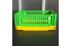 China Square Cube PP Plastic Folding Storage Crate Tasteless Household supplier