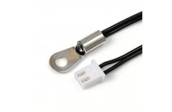 China Standard Sensor M3 Ring Lug NTC Thermistor 100K 3950 26AWG 300mm supplier