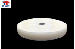 China 20mm White Sew On Hook and Loop Tape Rolls Self Adhesive Soft supplier