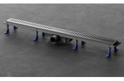 China Plastic 360 Degree Rotatable Shower Drains Adjustable Hight Bathroom Floor Drain supplier