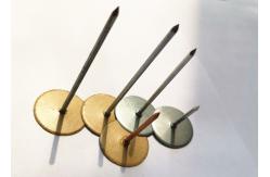 China 30mm Round Base Stud Welding Pins For Mechanical Pipe Acoustic Insulation supplier