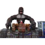 Funny Amusement Park Thrill Rides / King Kong Ride With FRP Decoration for sale
