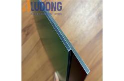 China LLDPE Core 4mm PVDF Aluminum Composite Panel Brushed Mill Finish supplier