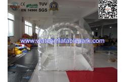 China Custom Printed Inflatable Bubble Tent , Waterppol Inflatable Spleeping Tent supplier