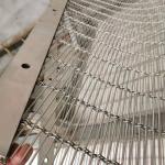 Decorative Sheet Architectural Metal Mesh Brass Lock Crimped