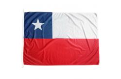 China 100% Polyester CMYK Colour Chile Flag National Screen Printed supplier