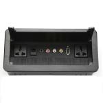 Multi - Function Manual Desktop Flip Data Junction Box / Power Data Integrated Socket