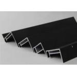 Black Anodized Aluminum Solar Panel Frame For Roof and Ground for sale