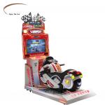 Kids Coin Pusher Motorcycle Arcade Games Dirt Bike Arcade Machine With US Plug for sale