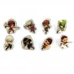 Offset Printed Transparent Cartoon Enamel Pins Custom For Sport Event Promotions for sale