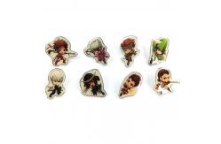 China Offset Printed Transparent Cartoon Enamel Pins Custom For Sport Event Promotions supplier