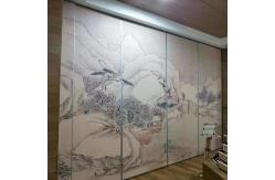 China Customized Movable Wall Folding Partition Walls Painted Different Pictures supplier