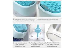 China Sponge Press 500ml Liquid Dish Soap Dispenser 2 In 1 Clean Tabletop Greasy supplier
