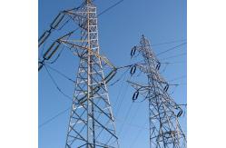 China Polygonal Conical 220kv River Crossing Lattice Steel Tower supplier