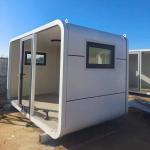 High-Quality Portable Environmental Protection, Waterproof, Fireproof and Wind Resistant Prefabricated Space Capsule Apple Cabin for sale