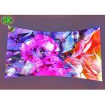 Cabinet IP43 P3.91 P4 P5 Curved Led Screens , Curved Led Display 3D Available for sale