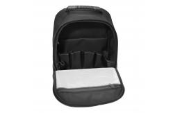 China Oxford Backpack Tool Bag Black Multi Pocket Tool Bag With Waist Bag supplier