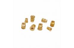 China Crown Mark Processing Custom Through-Hole Knurled Copper Nut Double Twill Brass Nut supplier