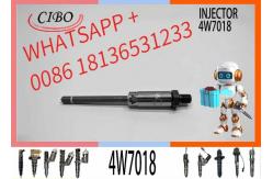 China Black 4W-7018 4W-7015 4W7018  Fuel Injectors Valve supplier