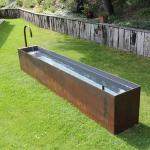 Welding Uniquely Designed Corten Fountain For Garden Decoration