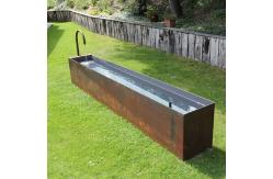 China Welding Uniquely Designed Corten Fountain For Garden Decoration supplier