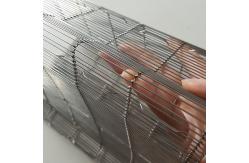 China Decorative Flexible Metal Mesh Curtain For Background supplier