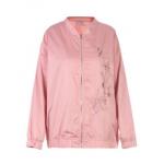 Pink Color Cool Womens Coats Waterproof Thin Overcoat With Jacquard For Autumn for sale