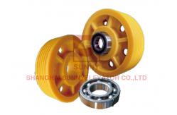 China Mc Nylon Passenger Lift Elevator Diverter Pulley Elevator Parts supplier