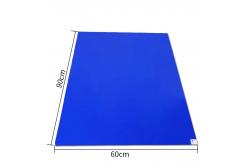 China Strong Adhesive Cleanroom Tacky Mat Polyethylene Sheets No Residue 24*45 supplier