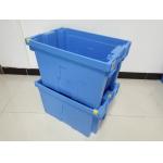 Stacking Nesting Solid Plastic Tote Box Standard Size 600*400mm
