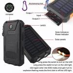 OEM ODM Solar Powered Power Bank 10000mah Solar Powerbank With Li-Polymer Battery