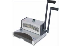 China A5 Paper Wire Spiral Binding Machine , 120 Sheets Small Spiral Binding Machine supplier