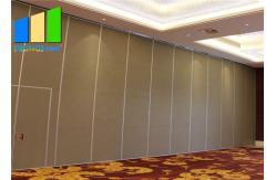 China Hanging System Laminate Sound Proofing Foldable Room Dividers With Wheels supplier