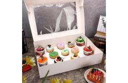 China Paperboard Window Bakery Box Rectangle Cake Cardboard Treat Box With Window Baker supplier