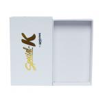 White Cardboard Foil Stamping Electronics Packing Boxes For Electronic Cigarette for sale