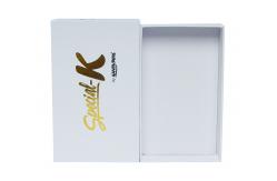 China White Cardboard Foil Stamping Electronics Packing Boxes For Electronic Cigarette supplier