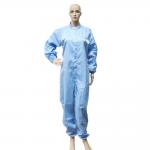 Antistatic Cleanroom Suit ESD Polyester Jumpsuit Work Clothing Lab Coat for sale
