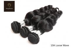 China Elegant 8inch 100g Loose Wave Bundles And Closure , 10a Bundles With Frontal supplier