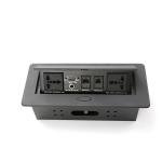 Customized Module USB Air Support Tabletop Power Table Socket / Conference Table Power Box for sale