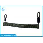 Custom Coating PVC Extension Spring Safety Cable / Multi Tool Lanyard for sale