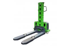 China 1.5t Electric Self Loading Stacker Automatic Lift Stacker Electric Forklift supplier