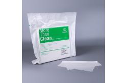 China Class 100 Microfiber Wipes 4 Inch 195gsm Laser Cutting Lint Free Cloth supplier